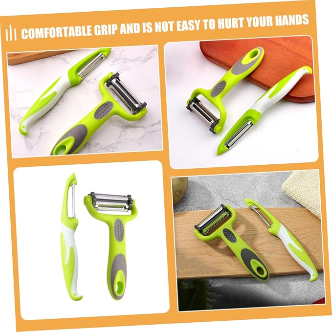 Cheese Grater, 2pcs Paring Peeler Vegetable Peeler Fruit Peeler Stainless Steel PeelerY
