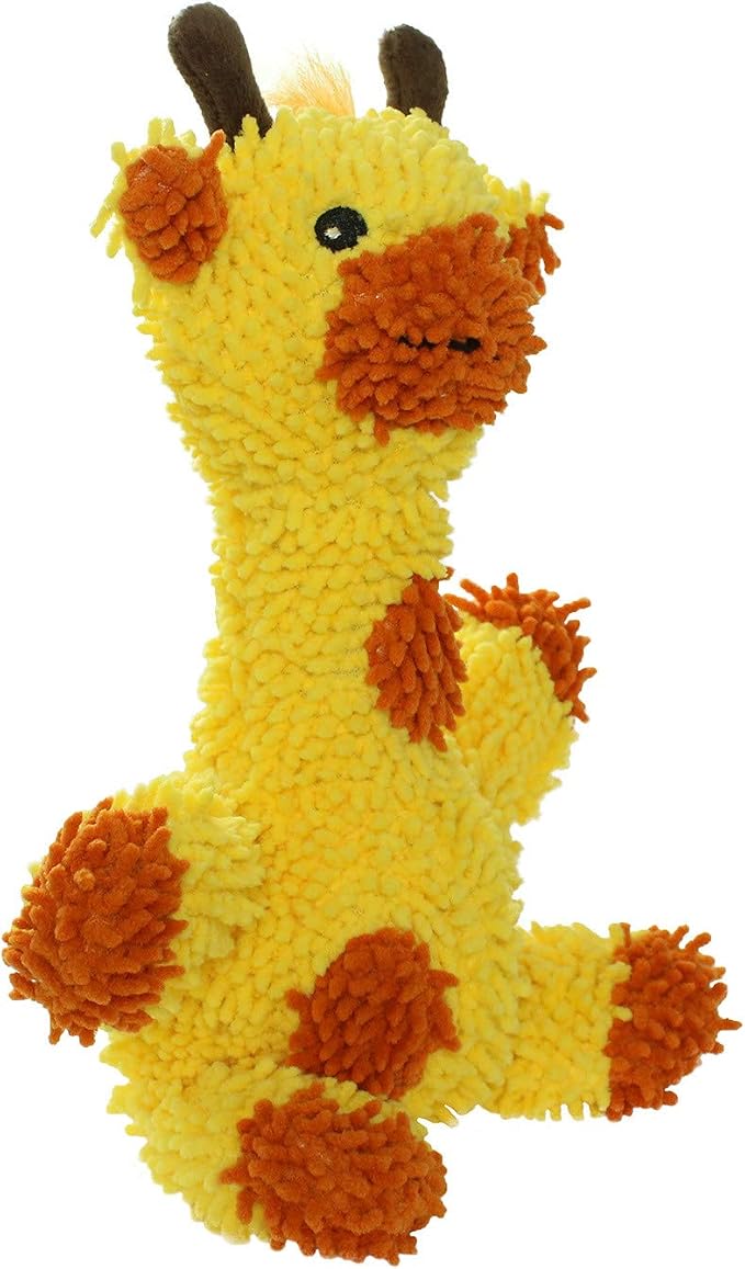MIGHTY® 2 Pack Microfiber Medium Giraffe Dog Toys | Ultra Durable Plush Toy with Multiple Layers & Reinforced Seams , Washable and Floats , Mighty® Construction