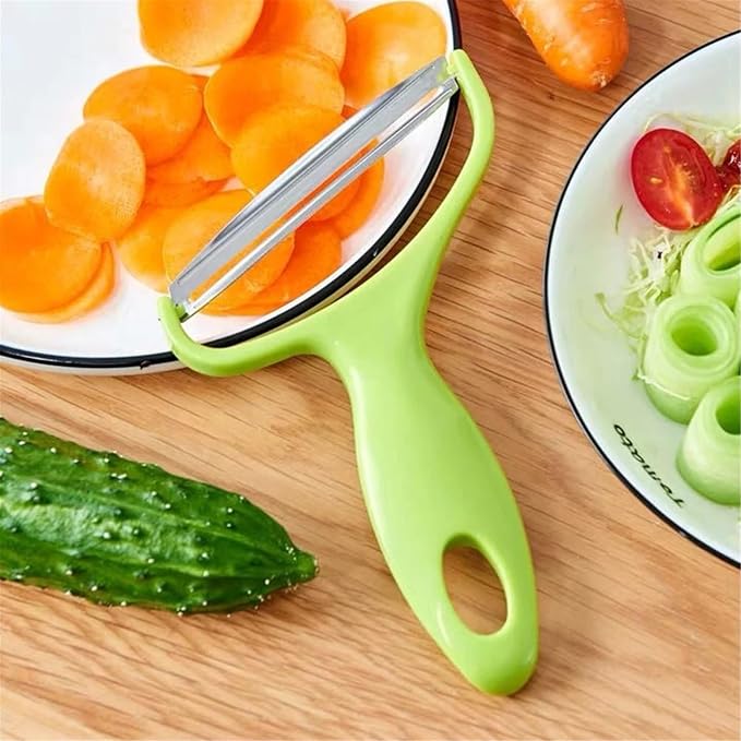 Fit for Stainless Steel Vegetable Fruit Peeler for Cabbage Graters Salad Potato Slicer | Light green