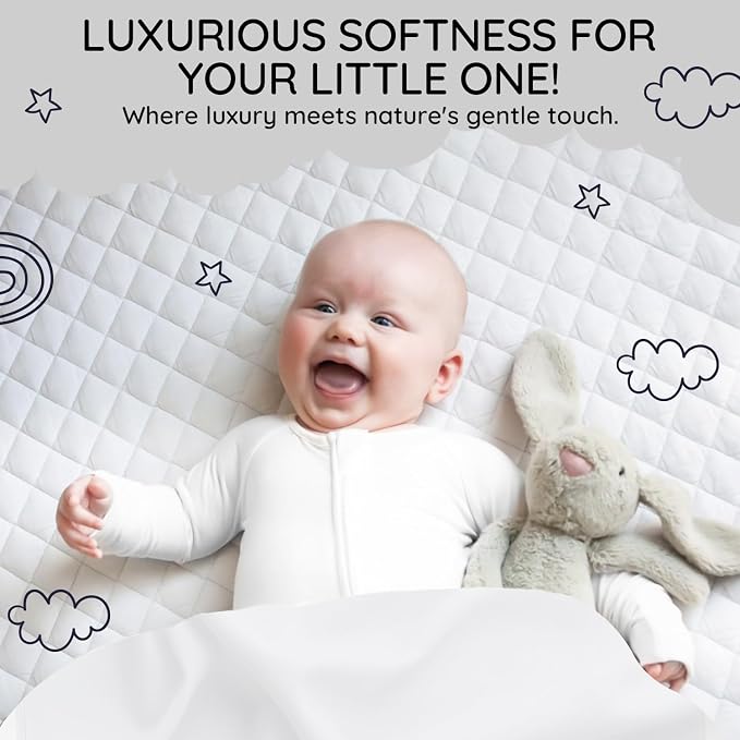 Luxury Baby Gift Set – 4-Piece Premium Bamboo Baby Essentials (Pajama, Blanket, Burp Cloth & Wooden Brush) – Soft, Eco-Friendly, Gender-Neutral Newborn Gift