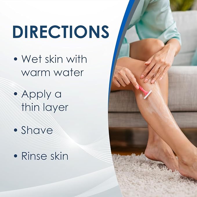 Vanicream Shave Cream for Sensitive Skin - 6 oz, Pack of 4