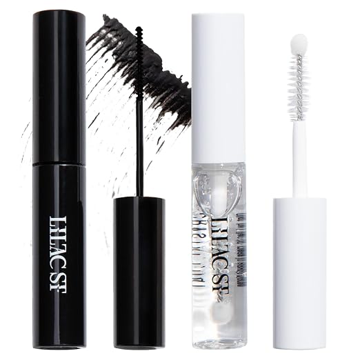 Lilac St Lash Bond and Seal Kit, Eternal Bond & Crystal Coat, Black | Long-Lasting Lash Adhesive & Sealant System for Eyelash Clusters with Flexible Hold & Crystal Coat Finish