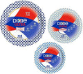 Dixie Ultra Heavy Duty Paper Plate & Bowl Bundle - Large Plates (44), Small Plates (44), Bowls (28)