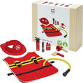 PlanToys® Firefighter Play Set with Pretend Rescue Kit, Helmet & Jacket Kids