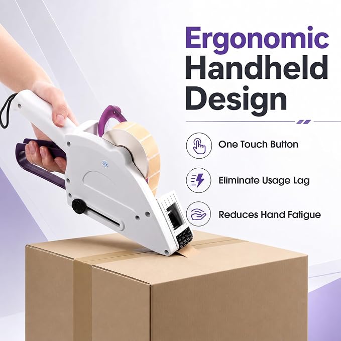 Label Applicator, Target Pasters Gun with 3 Rolls Target Pasters | Manual Applicator Target Paster Gun Hand Held Portable Sticker Labeler for Retail Store Warehouse Targets Repair Yh-30