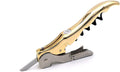 Pulltap's Genuine Slider Boss 150 Waiter's Corkscrew – Double-Hinged Wine Key with Sliding Foil Cutter – Patented Design – Made in Spain – Oro (24K Flash Gold)
