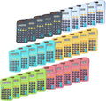 Calculators Bulk,Calculator Small (C, Set of 30) | 8 Digit Dual Power Portable Pocket Size Desktop Handheld for Classroom Desktop Home