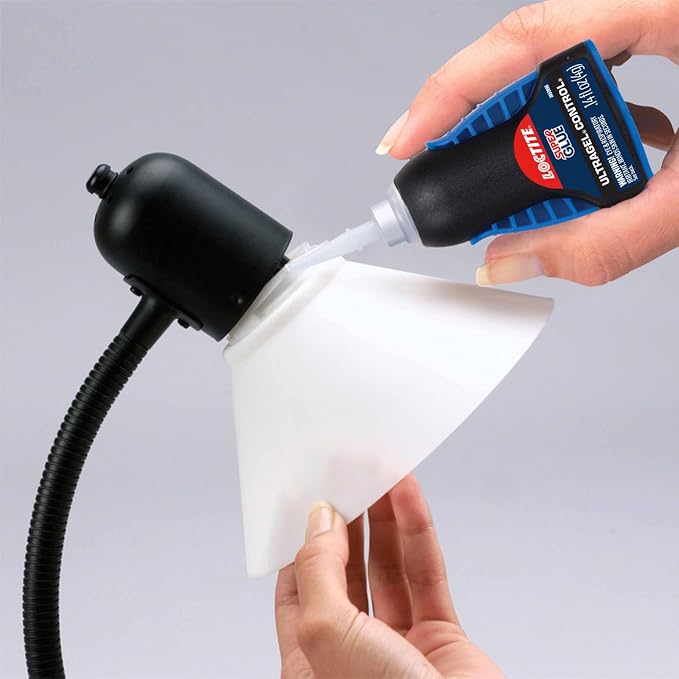 Loctite Super Glue Ultra Gel Control, Clear, 0.14 fl oz Bottle, 12 Pack - Superglue for Plastic, Wood, Metal, Crafts & Repair, Cyanoacrylate Adhesive Instant Glue, Quick Dry