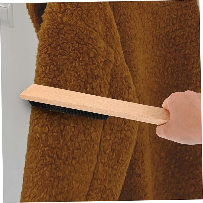 BESPORTBLE 4pcs Clothing Bristles Brush Wood Handle Versatile Scrub Brush for Clothes and Hats for Home Cleaning and Maintenance and Lightweight Design