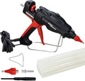 IDL Packaging GG-5810 Industrial 450W Hot Glue Gun with 10 pcs Glue Sticks - 5/8" x 10" Full-Size Glue Sticks - Hot Glue Gun Kit for All Surfaces, Wood, Metal, Plastic, Glass, Tile, Cardboard