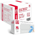 INTCO Basic Medical Synmax Vinyl Exam Gloves,Disposable Gloves - Latex-Free & Powder-Free for Medical,Cleaning,Food Safe- X-Large, BMPF-3004(Case of 1000,Blue)