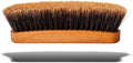 Long-Bristle Horsehair Shoe Shine Brush – Premium Buffing Brush for Leather Shoes & Boots – Hard Wood Handle with Sloted Bristles – Made in Germany