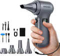 Compressed Air Duster, Cordless Mini Air Blower with Up to 230000 RPM Motor, 100-Speed Adjustable Electric Air Duster with LED Light and Display Screen for PC, Keyboard, Car & Outdoor Use