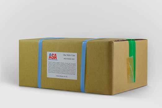 ASA Industrial Hot Glue Sticks 1" x 3" PG Size Clear High Temp – Stronger Hold, Low Stringing – Large Diameter Glue Gun Refills for Wood, Plastic, Metal & Packaging – 25 lb (283 Count)