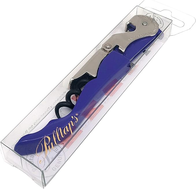 Pulltap's Genuine Slider 900 Waiter's Corkscrew – Double-Hinged Wine Key with Sliding Foil Cutter – Patented Design – Made in Spain – Violeta (Violet)