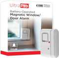 UltraPro Personal Security Window and Door Alarm, 1 Pack, DIY Protection, Burglar Alert, Wireless Chime/Alarm, Easy Installation, Home Security, Ideal for Home, Garage, Apartment, White, 56789