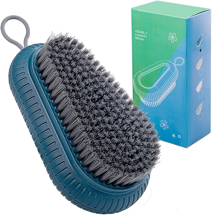 Scrub Brush Household Laundry Scrub Brush for Bathroom Showers Tiles Seams Sinks Portable Soft Plastic Cleaning Washing Brush