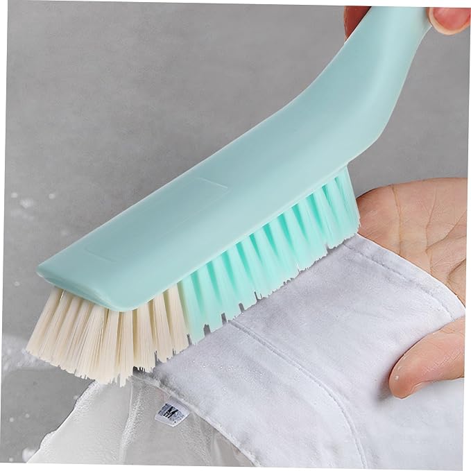 3sets Multi-Purpose Cleaning Brush Kit Handle Shoe Washing Brush Ergonomic Grip for Household Cleaning Tasks