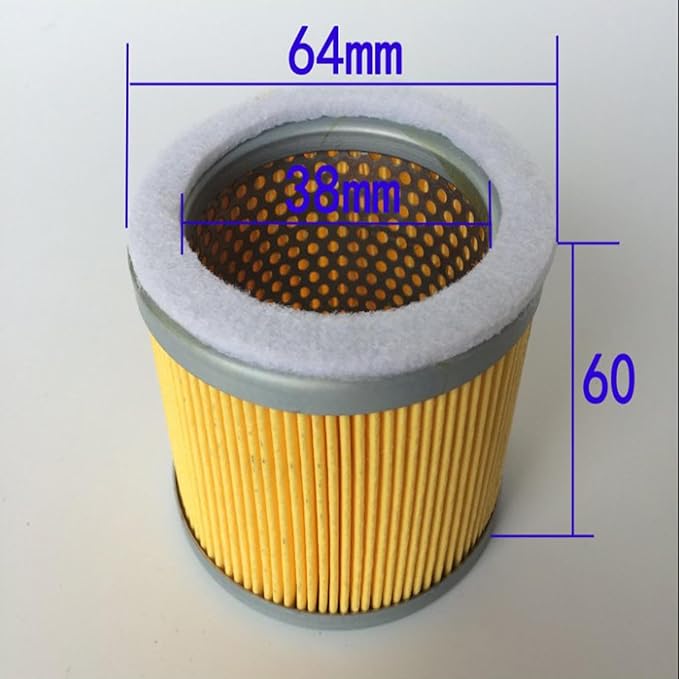 Air Intake Filter Cartridge 909529 Vacuum Pump Filter Element 90952900000 – Exhaust Air Separator Compatible with Becker VT/DT/T Series Rotary Vane Pumps