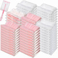 Mimorou 100 Pcs Disposable Dusters Refills Bulk Heavy Duty 180° Multi Surface Replacement Dusters for Cleaning Ceiling Fan with Microfibers Unscented (Pink Color)