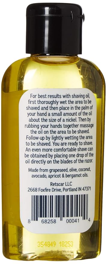 Alonzo's Sensational Shave - Shaving Oil for Men (3-Pack, 2 Oz Bottles) All-Natural Pre-Shave & After Shave Oil for Face and Body - Moisturizes & Calms Irritated Skin from Razor Burn