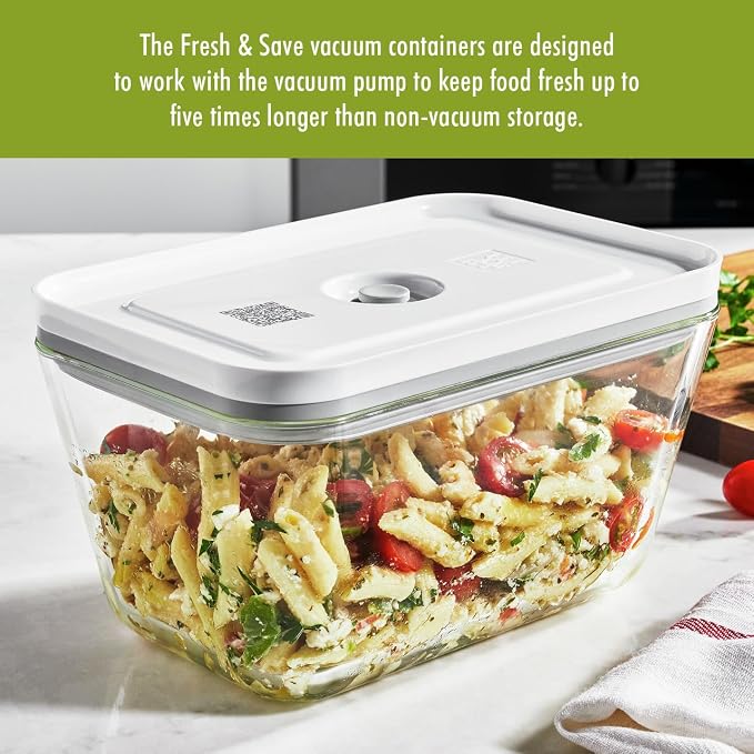ZWILLING Fresh & Save Glass Airtight Food Storage Container, Meal Prep Container - Large