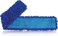 KLEEN HANDLER 48 Inch Microfiber Dust Mop, X-Large Washable Commercial, Sweeper, Janitorial Head Replacement, Push Mop Broom, Blue
