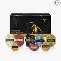 Momo's Workshop Makeup Sponge 8Pcs Satin PU Gold Sponge Set for Foundation & Blush