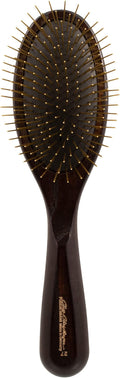 Chris Christensen 27 mm Oval Pin Dog Brush, Fusion Series, Groom Like a Professional, Brass Pins, 100% Static Free, Ground and Polished Tips