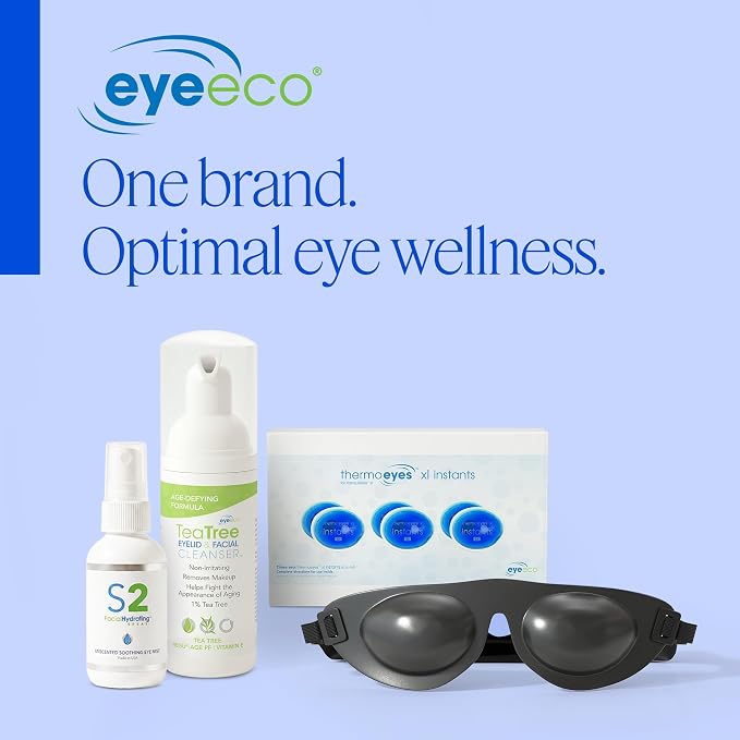 EyeEco Eyeseals Hydrating Sleep Mask, Charcoal - CPAP Compatible | Latex-Free Eye Mask for Sleep to Block Dry Air, Retains Moisture to Soothe Dry, Irritated Eyes & Provides Eye Care Overnight