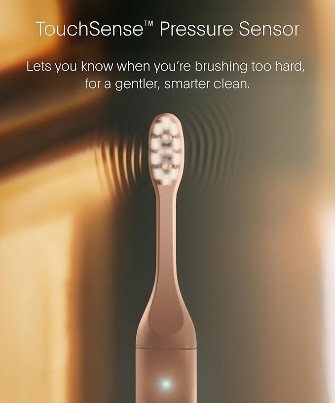 SURI 2.0 New Sonic Electric Toothbrush with Pressure Sensor | 1 Month+ Battery | Electric Toothbrush for Adults | Travel Toothbrushes | Tooth Brush | Pink