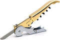 Pulltap's Genuine Slider 900 Waiter's Corkscrew – Double-Hinged Wine Key with Sliding Foil Cutter – Patented Design – Made in Spain – Oro (Gold 24K Flash Gold)