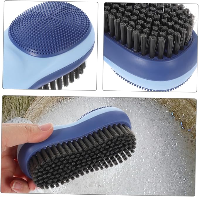 Healeved 8pcs Laundry Brush Soft Bristles Multifunctional Brush for Clothes Shoes Bathing Home Cleaning