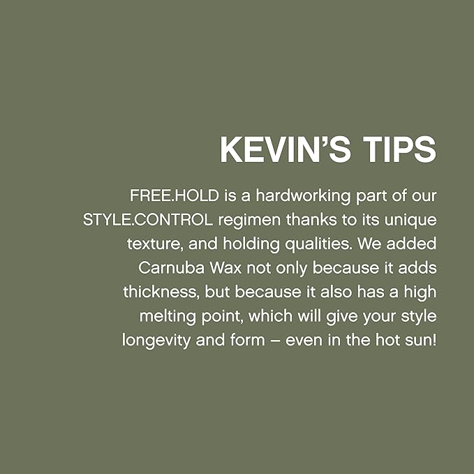 KEVIN.MURPHY FREE.HOLD - Hair Styling Paste - For All Types - Medium Hold - Breakage Prevention - Styling Product - Paraben Free Hair Care - 30 g / 1.1 oz (Pack of 2)