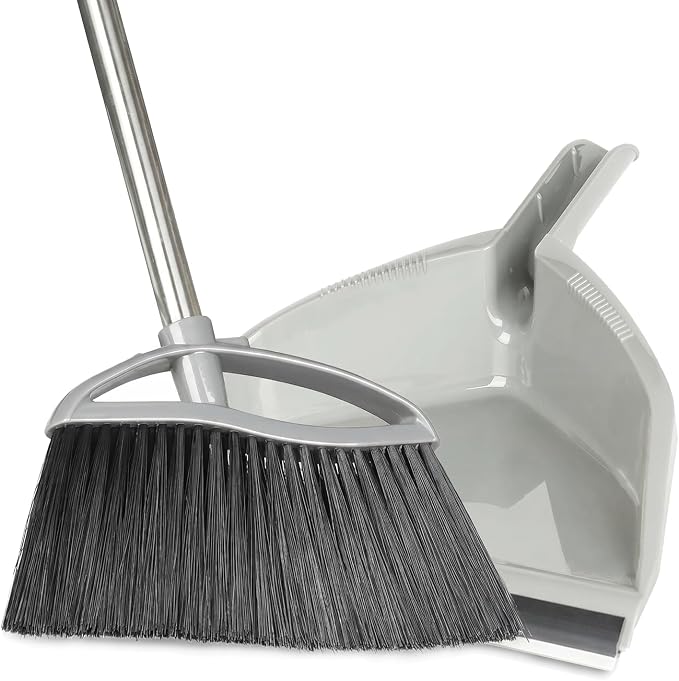 Broom and Dustpan Combo Set