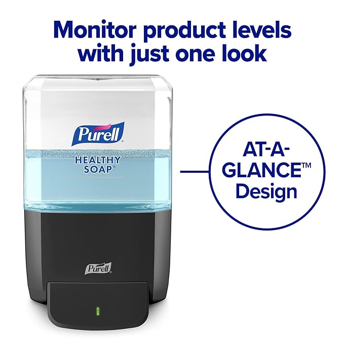 PURELL Brand HEALTHY SOAP Gentle & Free Foam, Fragrance Free, 1200 mL Hand Soap Refill for PURELL ES4 Manual Soap Dispenser (Pack of 2) - 5072-02 - Manufactured by GOJO, Inc.