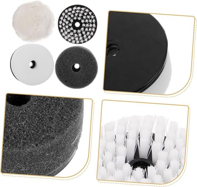 Homoyoyo 16pcs Shoe Polishing Kit Complete Cleaning Brush for Shoes Includes Dust Brush and Sponge for Care