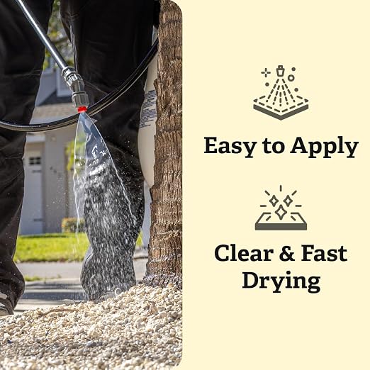 TerraLock Mulch Glue 2 Gallon, Landscape Adhesive for Mulch & Pea Gravel | Locks down mulch, pea gravel, rock & pine straw. Easy spray & hold, weather resistant, Made in USA