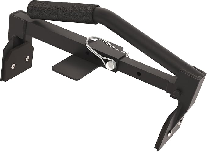 Bon Heavy Duty Block Tongs Adjustable Masonry Lifting Tool with Rubber Grip Pads Stabilizer Plate 8 1/2 in. to 13 in. Block Spacing