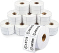 Aegis Adhesives - 2" X 1" (2-Up) Direct Thermal Labels (26000 Count, 10 Rolls with 1" Core) - Barcode Stickers, Inventory and SKU Labels - Compatible with Zebra Printers, NOT Rollo Compatible