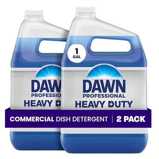 Dawn PRO Heavy Duty Manual Pot and Pan Detergent, Dish Soap Liquid for Dishwashing by Hand, Bulk Concentrate for Commercial Use, 1 gal (Case of 2)