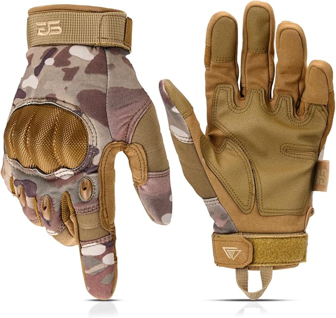 Glove Station Hard Knuckle Utility Gloves, Touchscreen, TACHK258, 2XL | TPR Impact Shield, Touchscreen Compatible - Motorcycle, Outdoor & Utility Use