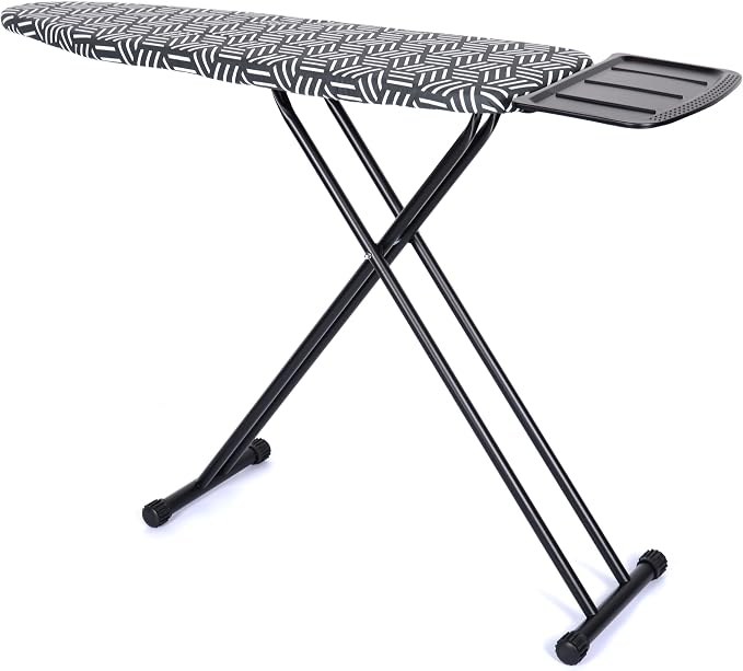 caius Ironing Board, Ironing Area 43"x13" Heavy Duty, Easy to Fold