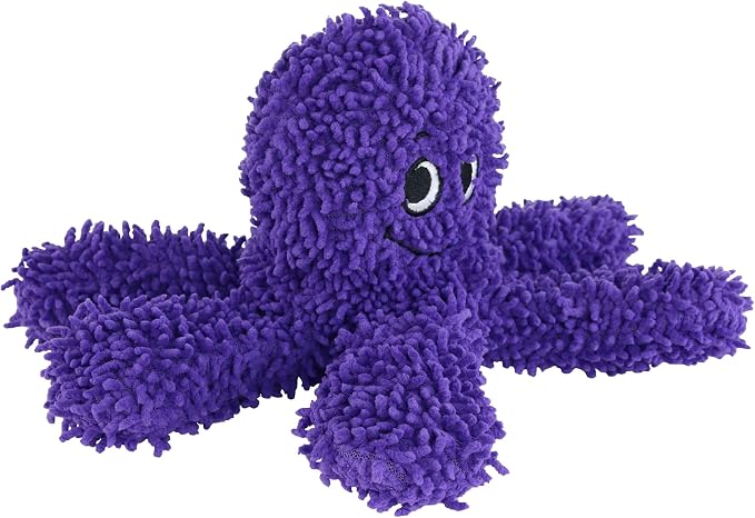 MIGHTY® 2 Pack Microfiber Medium Octopus Dog Toys | Ultra Durable Plush Toy with Multiple Layers & Reinforced Seams , Washable and Floats , Mighty® Construction