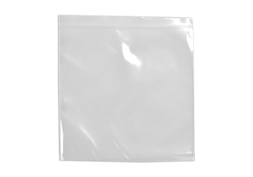 Elkay Plastics Elkay F40606 4 mil Line Single Track Seal Top Bag, 6" x 6", Clear (Pack of 1000)