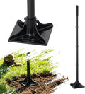 BeBecome Hand Tamper Tool Landscaping, Heavy Duty 8x8 Steel Tamper with 58 Inch Long Handle, Dirt Soil Gravel Asphalt Compactor for Garden Lawn Yard Paver