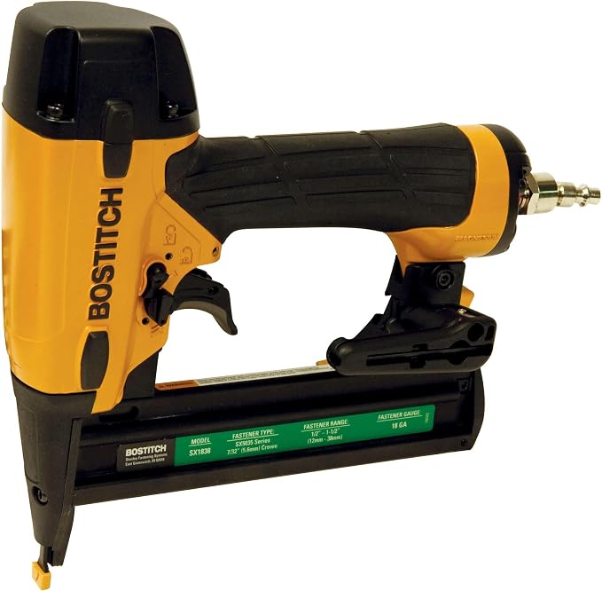BOSTITCH 18 Gauge Narrow Crown Stapler Kit (SX1838K)