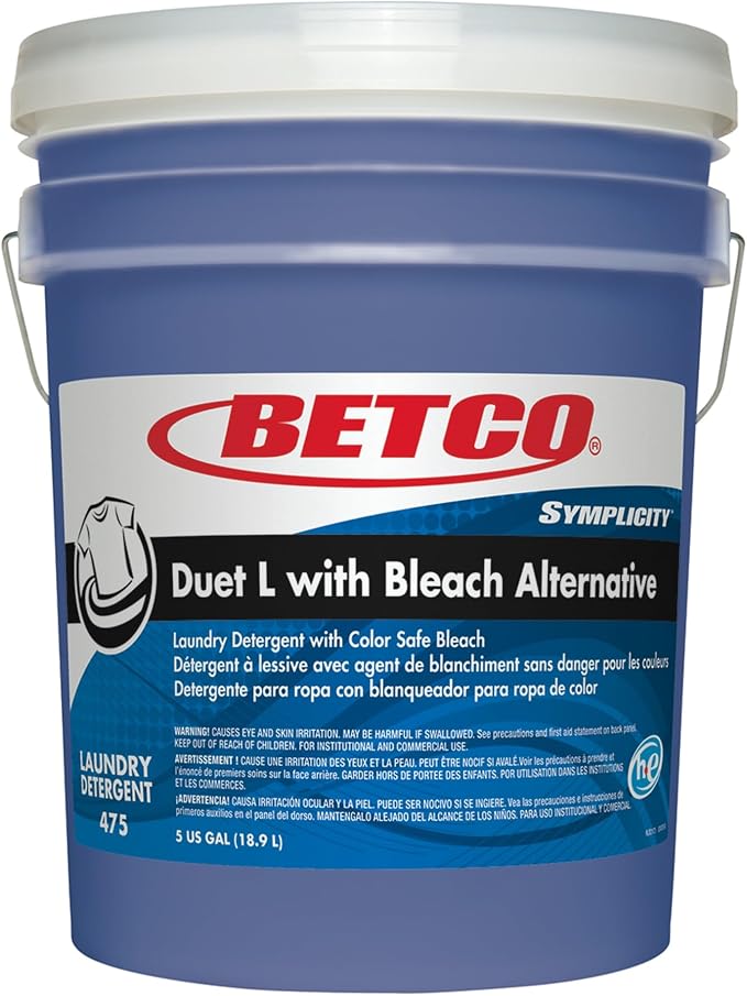 Betco® Symplicity™ Duet L Detergent With Bleach Alternative, 5 Gallon Container