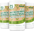 Microfiber Cleaning Cloths Roll, 225 Pack Tear Away Microfiber Towels Roll, 12" x 12" Lint Free Rags, Reusable Cleaning Cloths, Washable, Scratch Free,Ultra Absorbent Dish Rags(White)