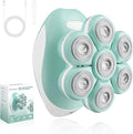 Electric Shaver for Women Legs, Full-Body Grooming Razor, Green | 7D 360° Painless & Smooth Leg Shaver Heads, 5 Min Wide-Area Fast Body Grooming, Waterproof Wet & Dry Use, Light & Travel Cap